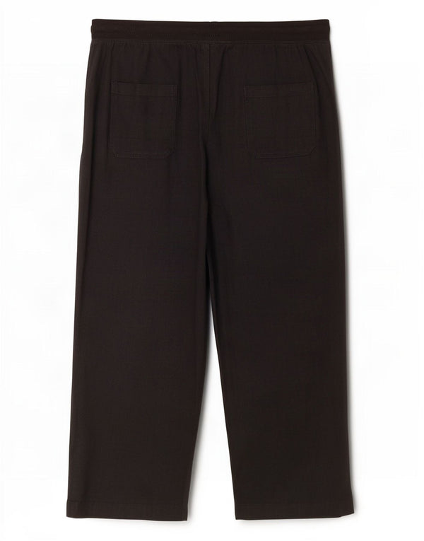 Marks & Spencer Lige Chinobukser til kvinder UK 14 Large W34 L29 Sort