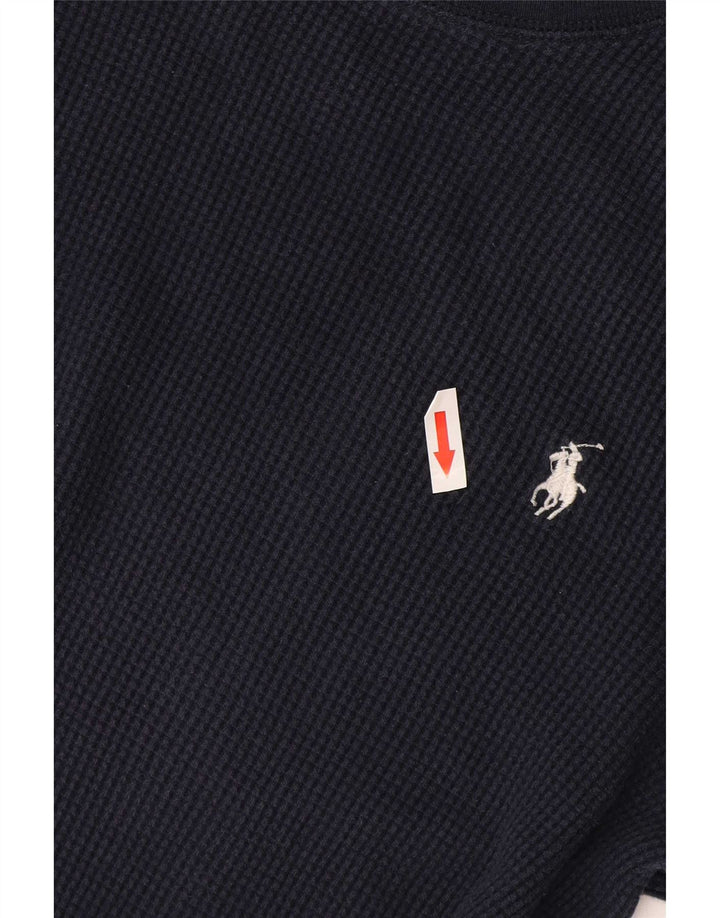 Polo Ralph Lauren Herre Top Langærmet Medium Navy Blue Bomuld