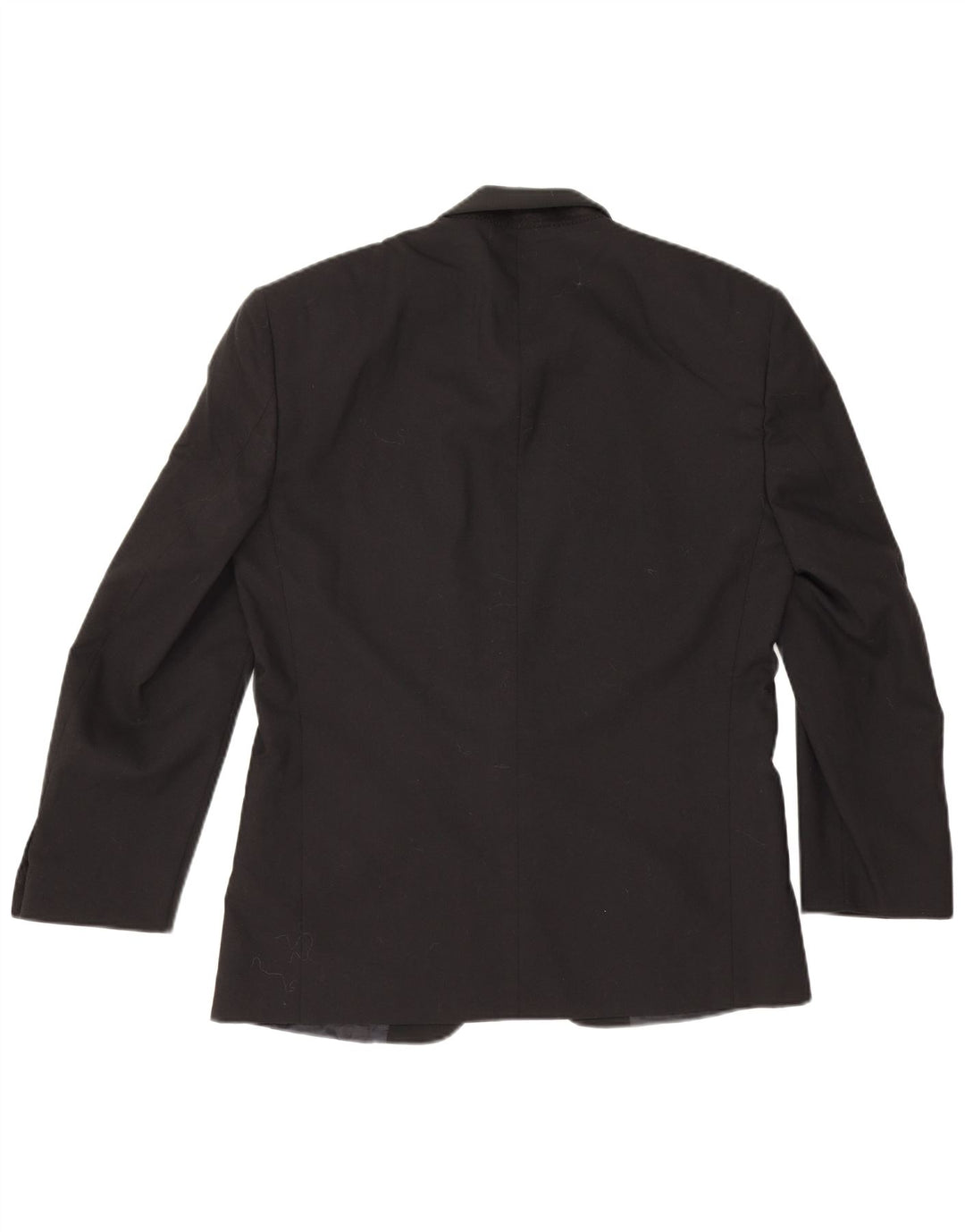 Vintage Herre 1 Knap Blazer Jakke IT 48 Medium Sort Virgin Wool Classic