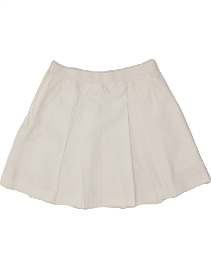 FILA Womens Mini Skirt IT 42 Medium W25  White Vintage Fila and Second-Hand Fila from Messina Hembry 