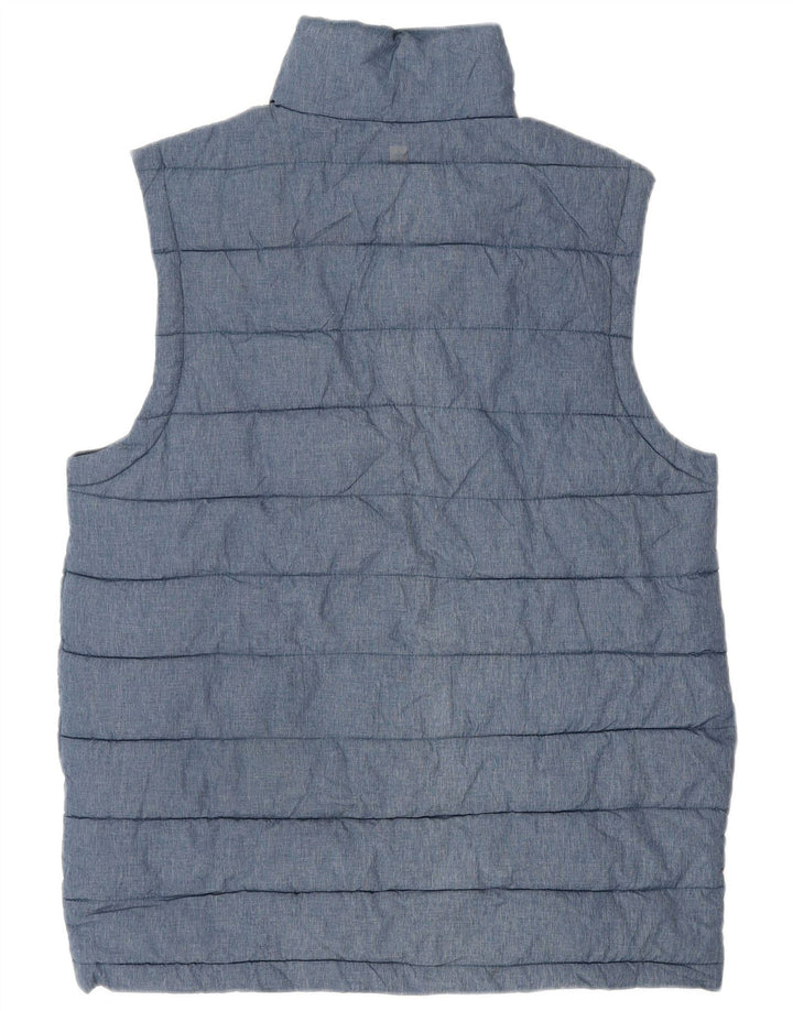 Mountain Warehouse Herre Polstret Gilet UK 36 Small Navy Blue Polyester