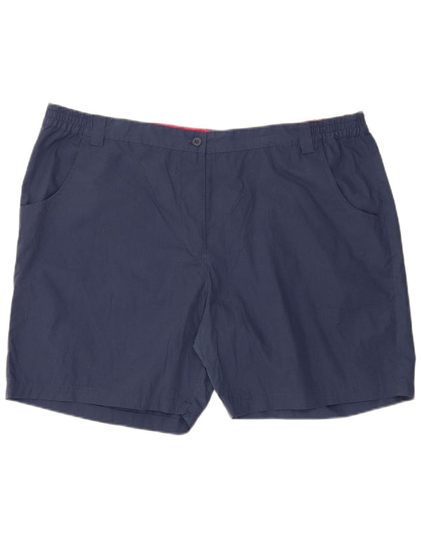 Mountain Warehouse Kvinder Højtalje Casual Shorts W44 3XL Navy Blue