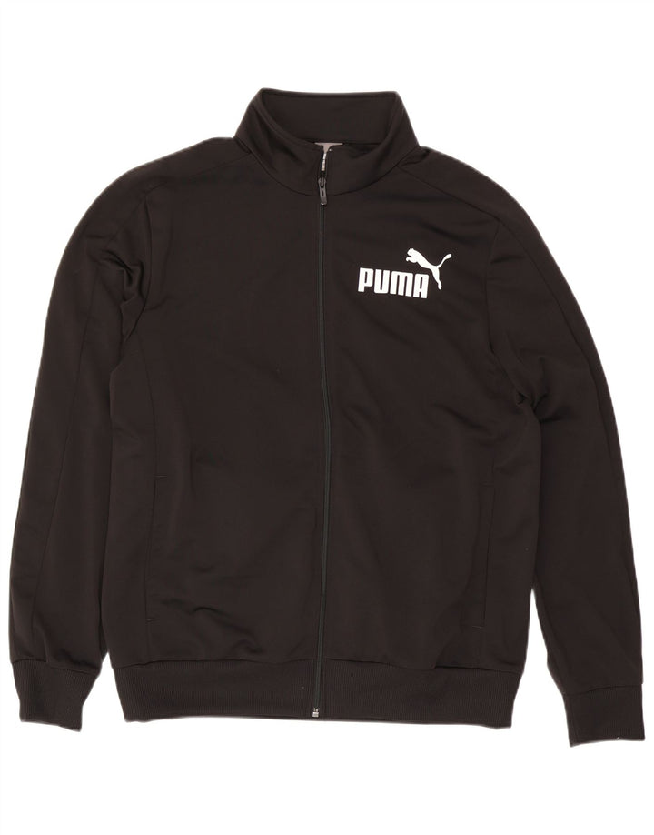 Puma Herre Grafisk Træningsdragt Top Jakke Stor Sort Polyester