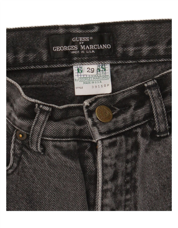 Guess koniske jeans til kvinder W29 L24 sort bomuld