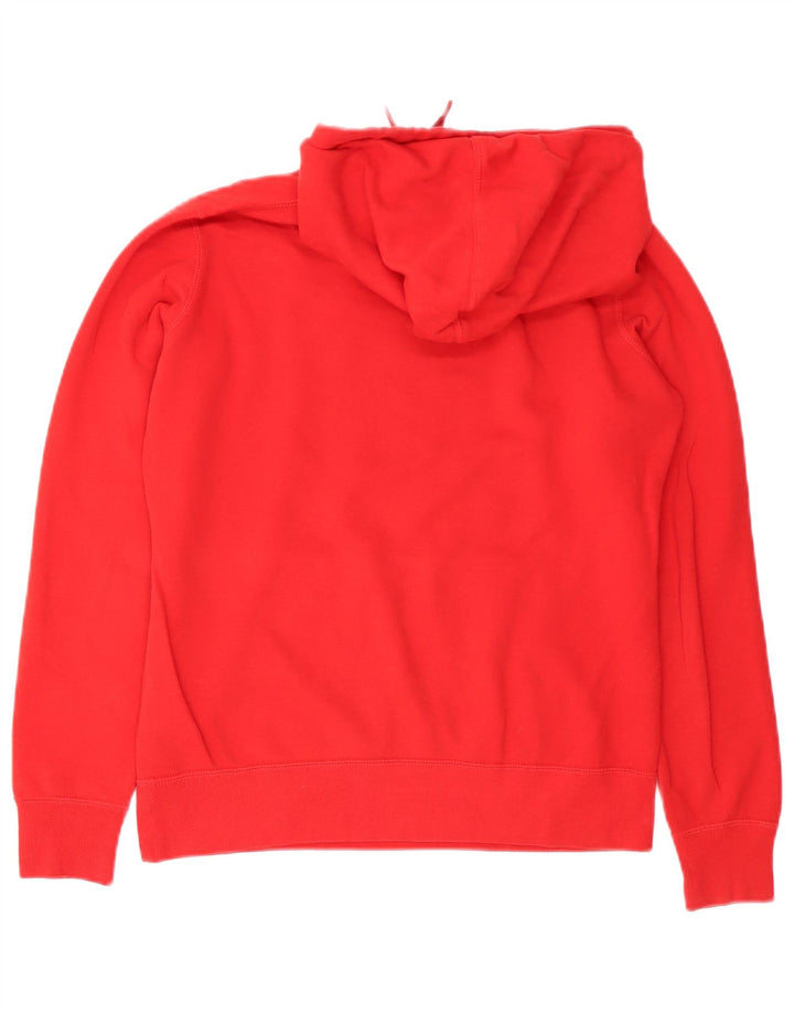 NIKE oversized hættetrøje til kvinder UK 10 Lille rød bomuld