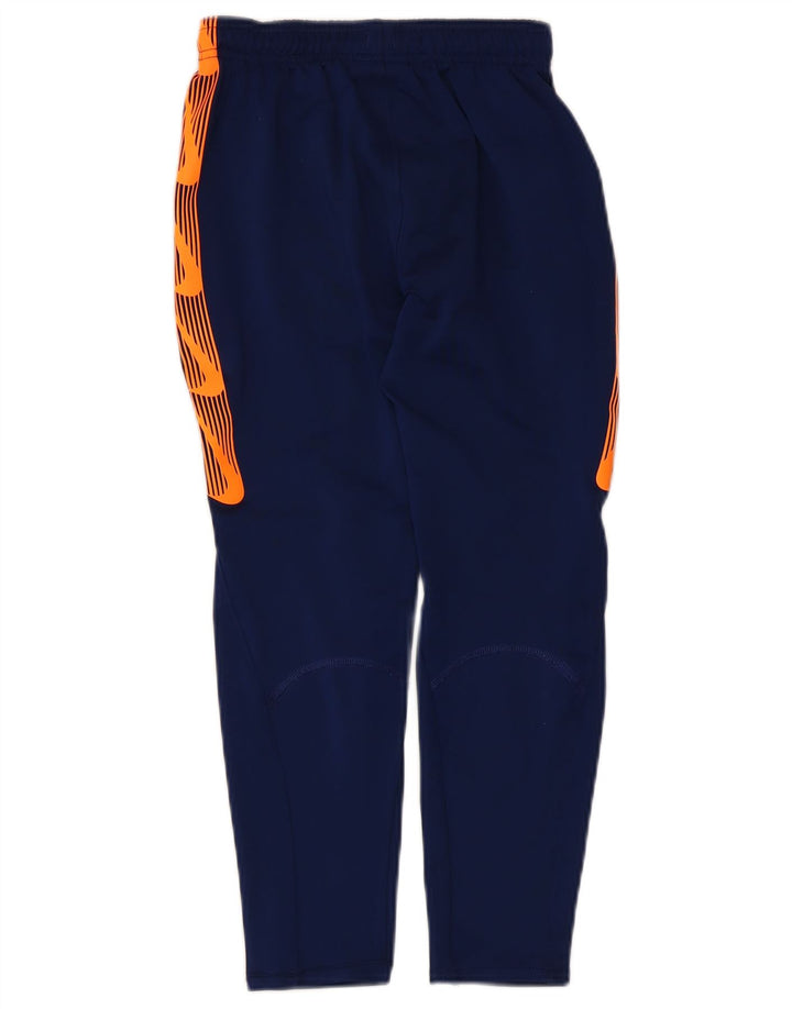 NIKE Drenge Dri Fit træningsdragt bukser 8-9 år Small Navy Blue Colourblock