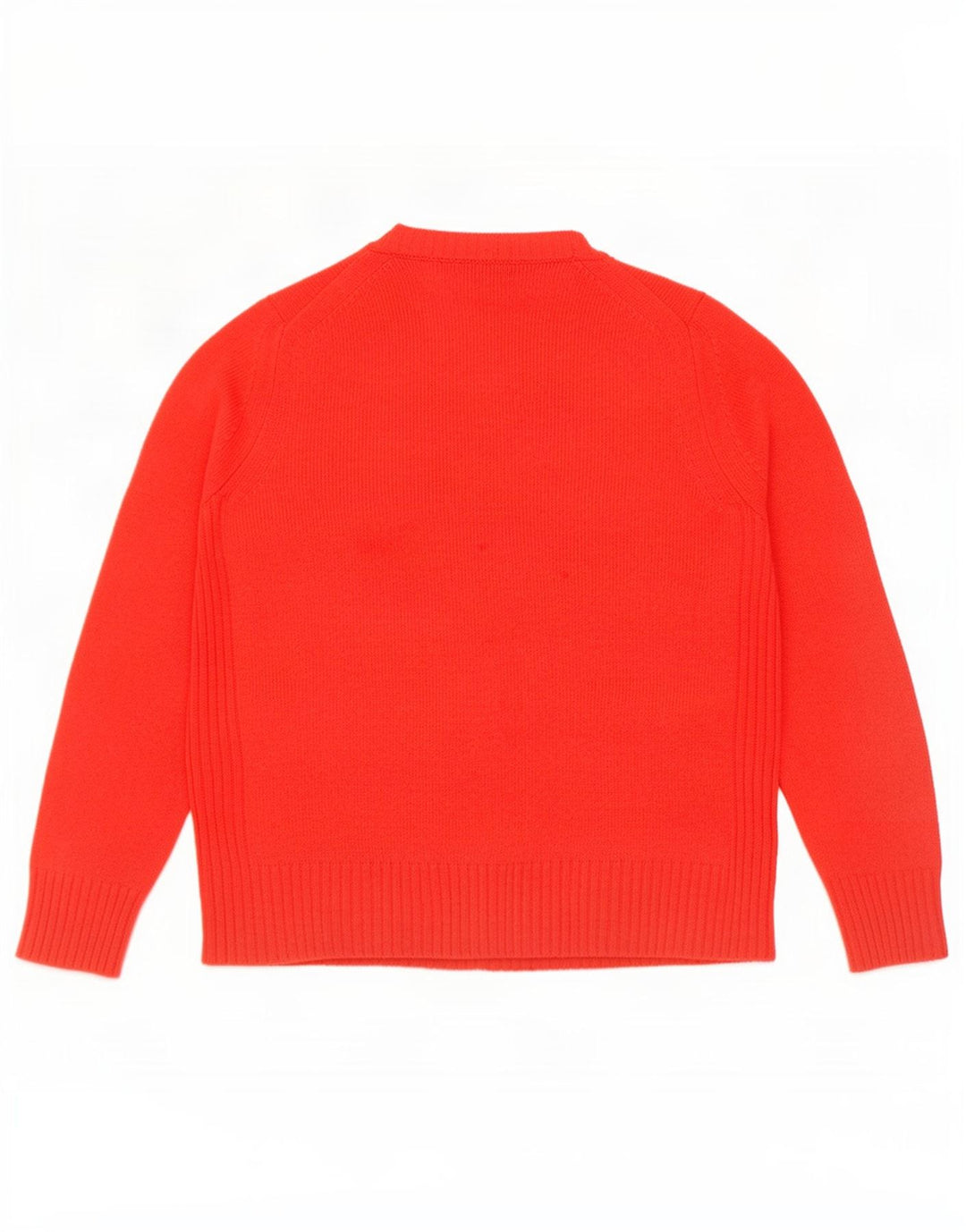 Marks & Spencer Dame sweater med rund hals DK 14 Stor rød uld