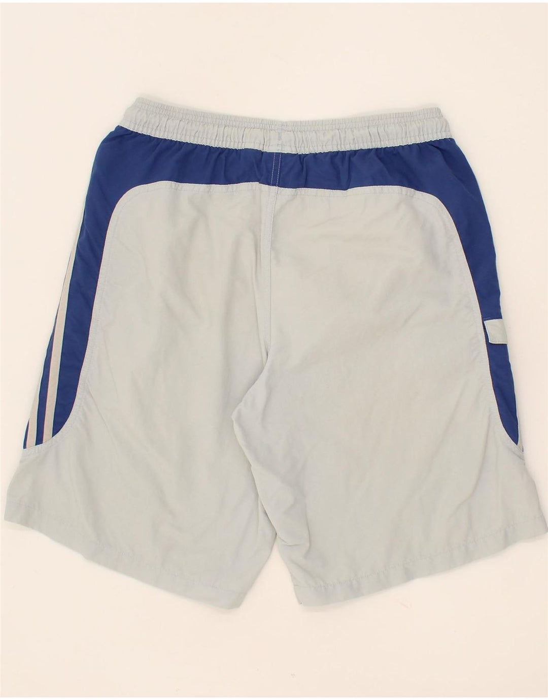 ADIDAS Boys Sport Shorts 15-16 Years  Blue Colourblock Polyamide Vintage Adidas and Second-Hand Adidas from Messina Hembry 