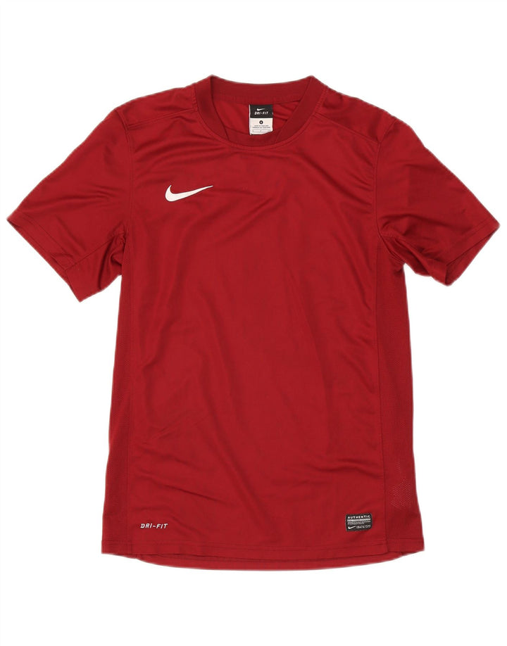 Nike Herre Dri Fit T-Shirt Top Lille Rød