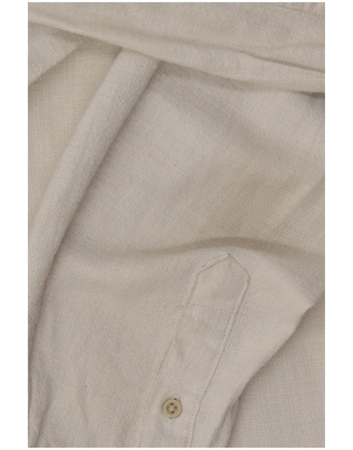 Zara Herre Pullover Shirt Large White