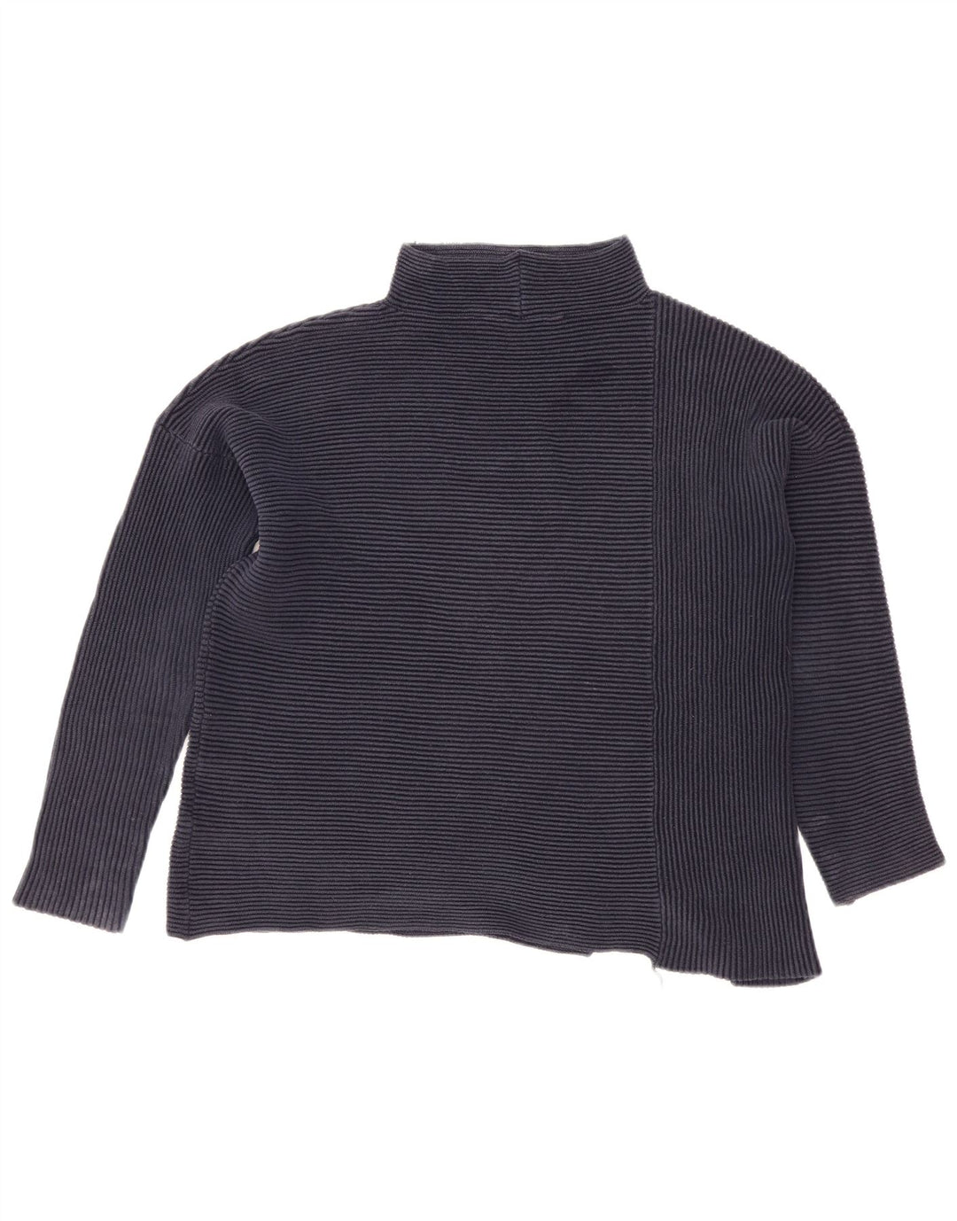 French Connection Dame Turtle Neck Jumper Sweater UK 10 Small Navy Blue