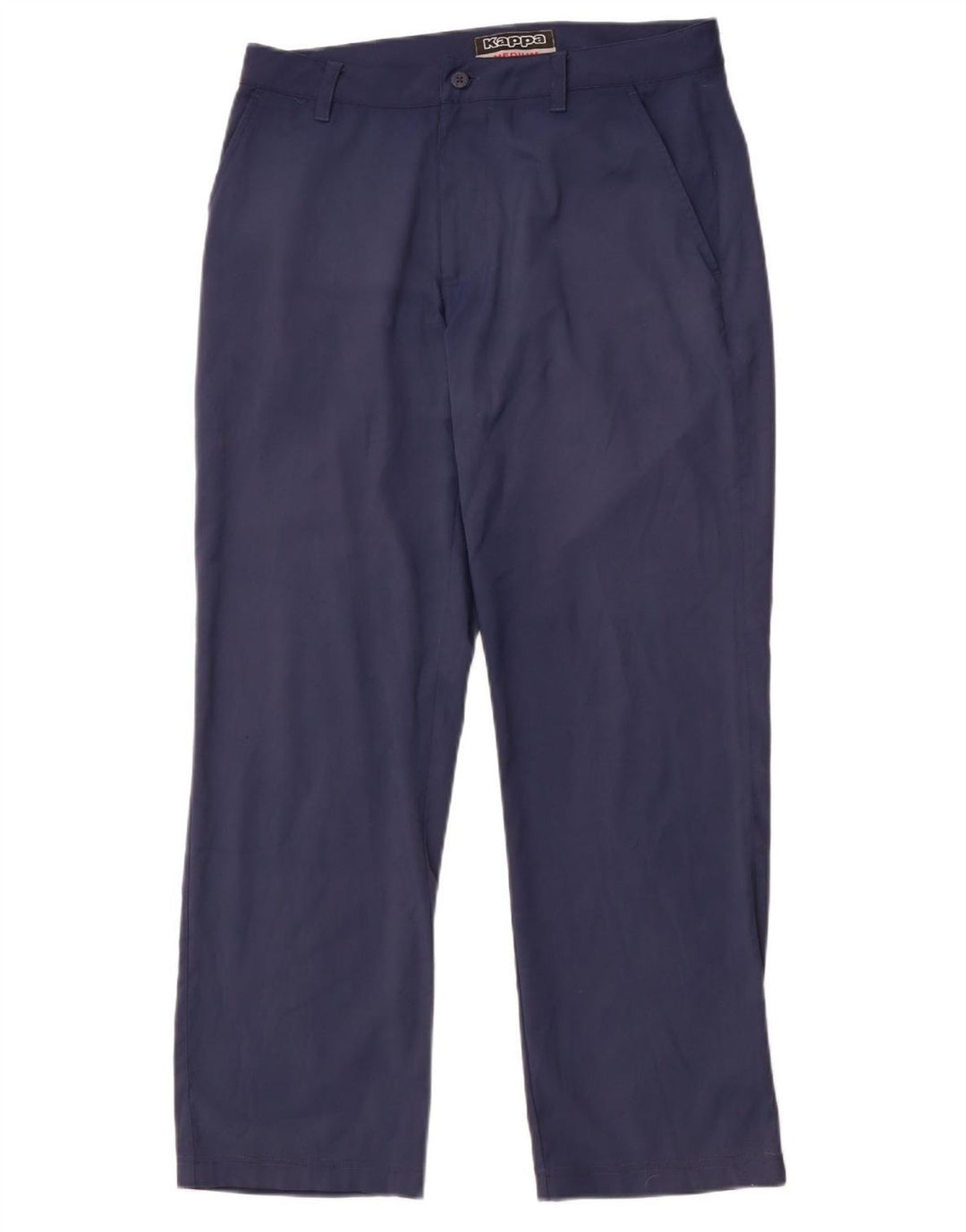 KAPPA Lige Chino-bukser til mænd Medium W32 L29 Marineblå polyester