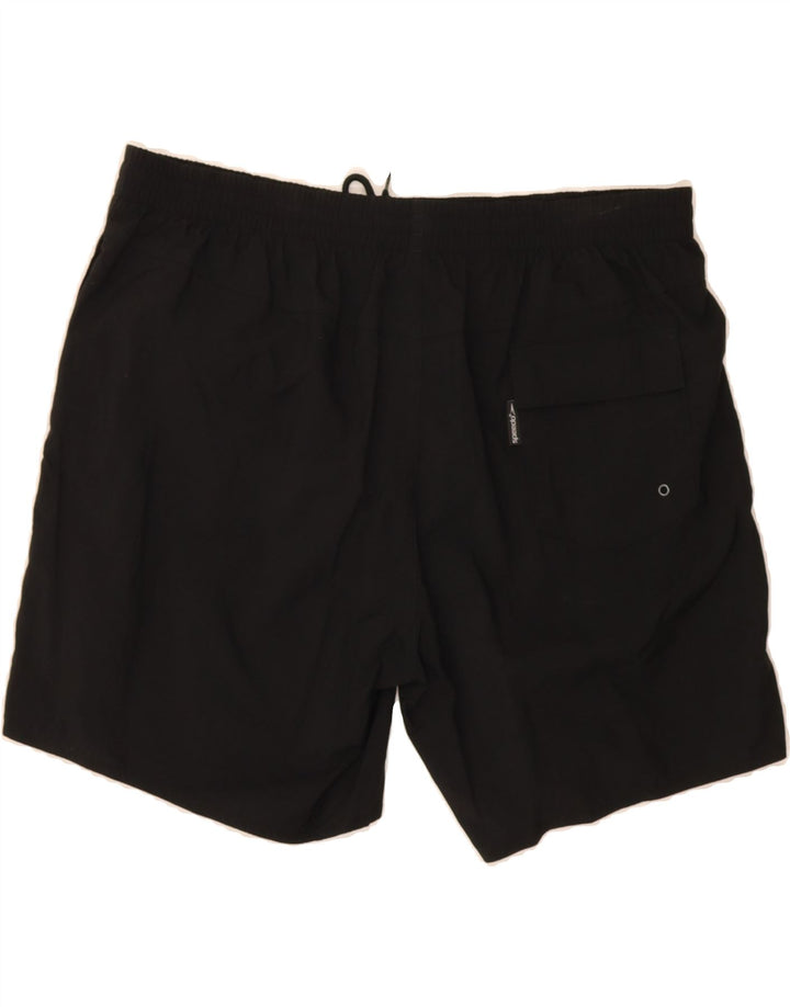 SPEEDO Mens Sport Shorts 2XL  Black Polyester Vintage Speedo and Second-Hand Speedo from Messina Hembry 