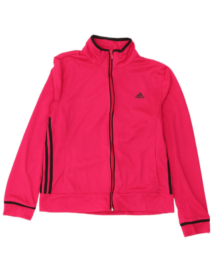 Adidas træningsdragt topjakke til kvinder UK 18 XL Pink Polyester