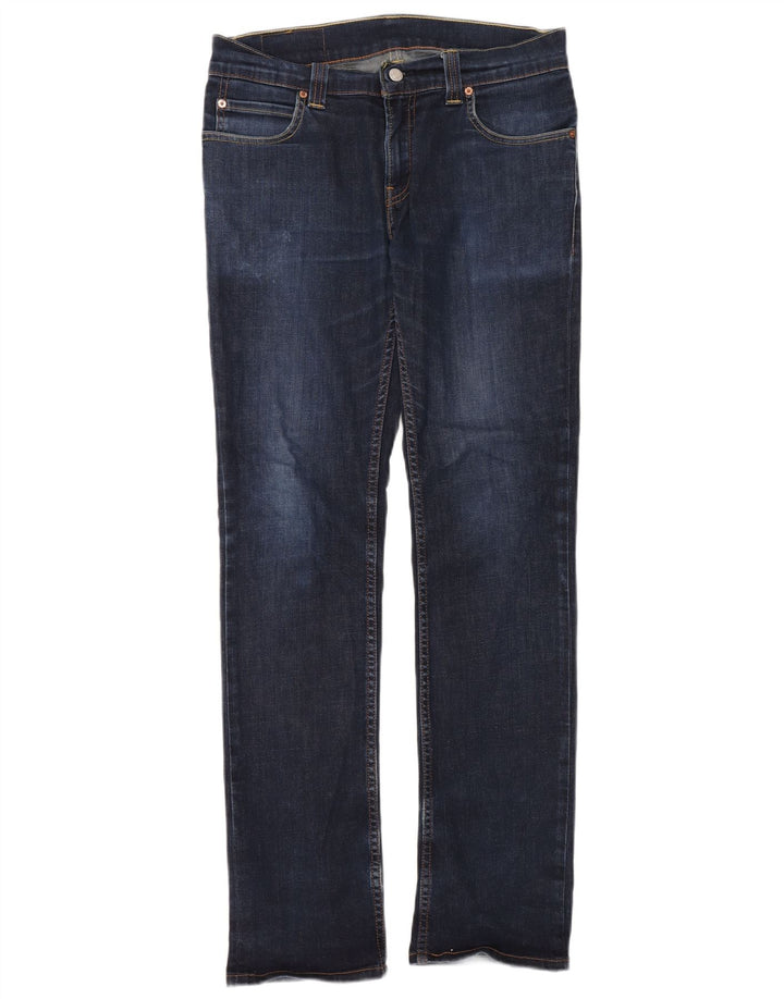 Levi's Herre 511 Slim Jeans W33 L34 Marineblå Bomuld