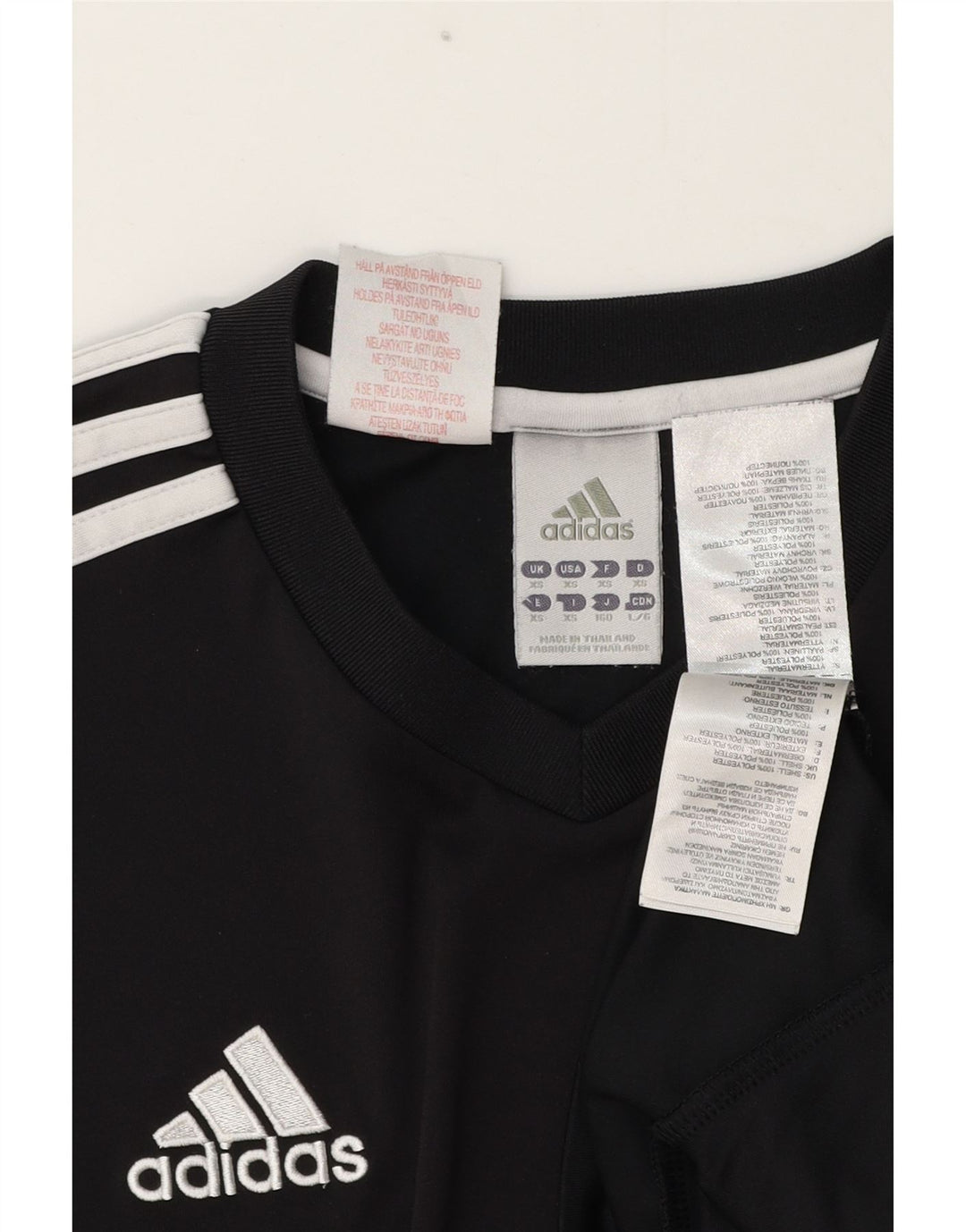 Adidas Herre Climalite T-Shirt Top XS Sort Polyester