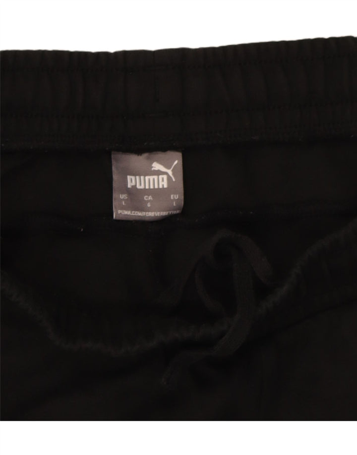PUMA Mens Tracksuit Trousers Large  Black Vintage Puma and Second-Hand Puma from Messina Hembry 