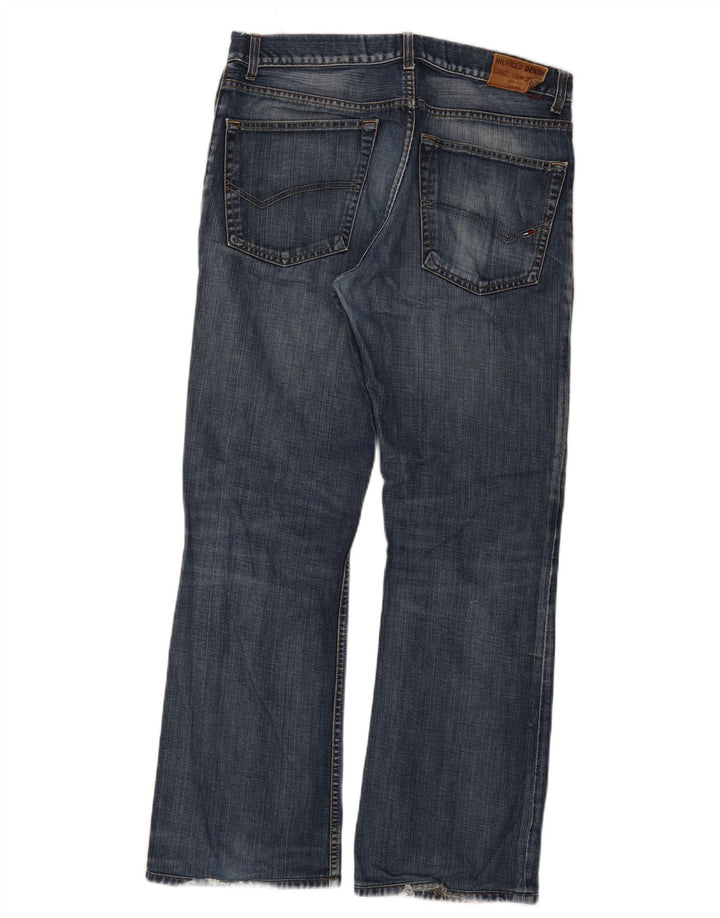 Tommy Hilfiger Herre Bootcut Jeans W34 L31 Blå