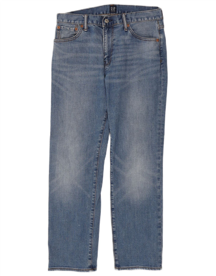 Gap Straight Jeans til mænd W30 L28 Blå Bomuld