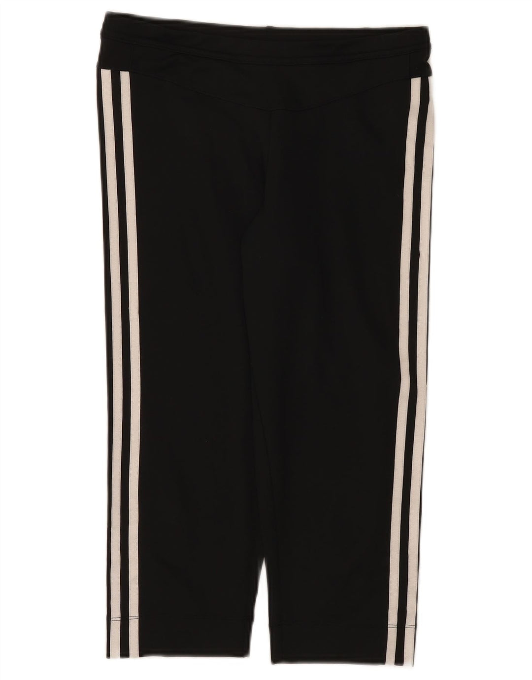 Adidas Dame Climalite Capri Træningsdragt Bukser UK 14 Medium Sort