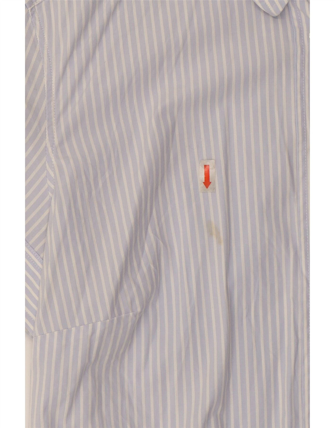 GANT Womens Short Sleeve Shirt UK 12 Medium  Blue Striped Cotton Vintage Gant and Second-Hand Gant from Messina Hembry 