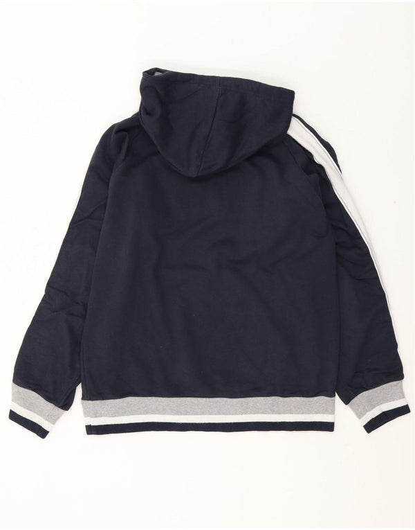 CHAMPION Dame Angels Hoodie Jumper UK 16 Large Navy Blue Colourblock