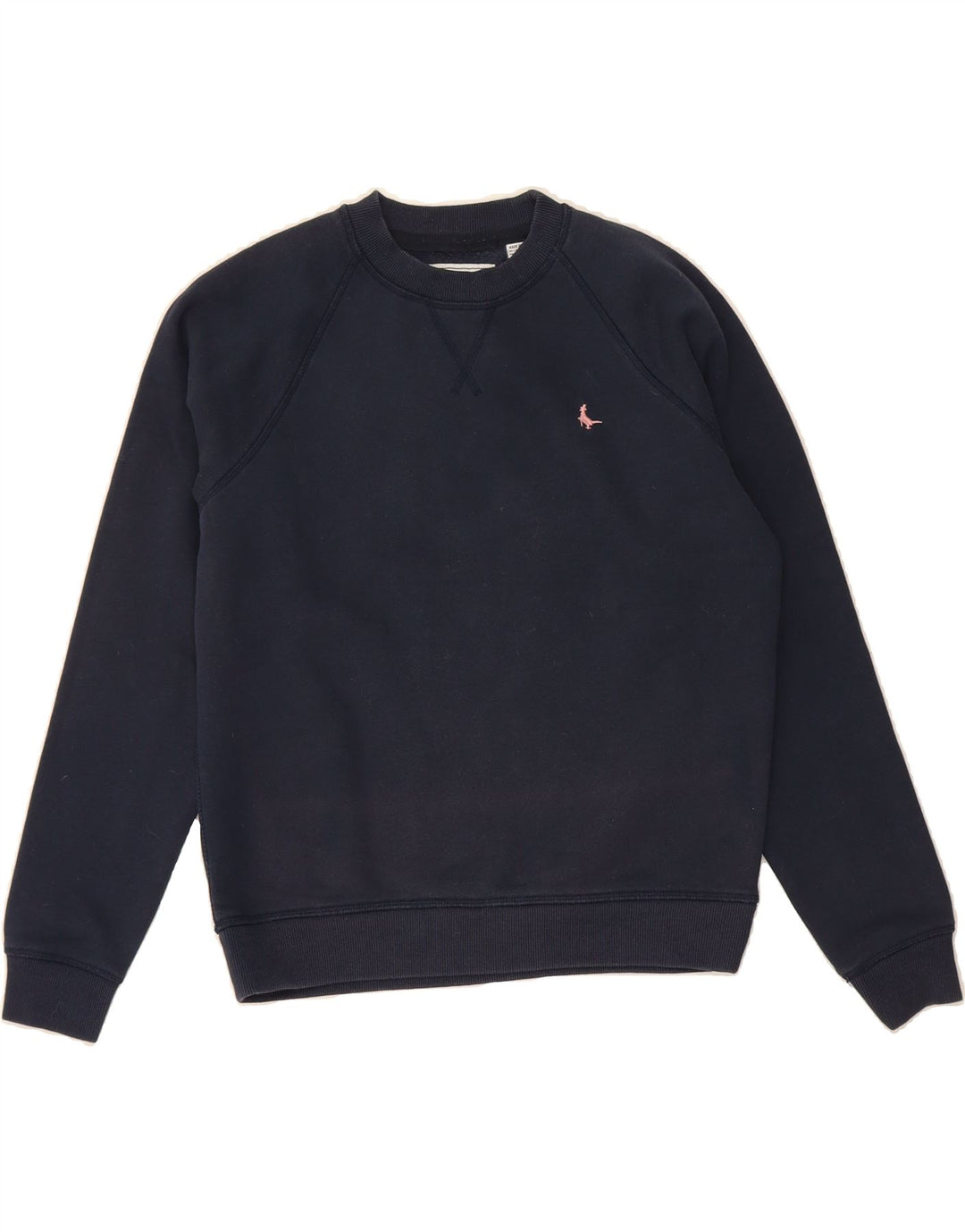 JACK WILLS Womens Oversized Sweatshirt Jumper UK 8 Small Navy Blue Cotton Vintage Jack Wills and Second-Hand Jack Wills from Messina Hembry 