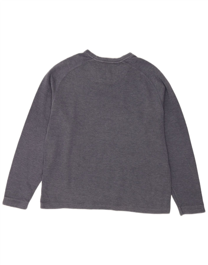 Marks & Spencer Herre Blue Harbor Sweatshirt Jumper Stor marineblå bomuld