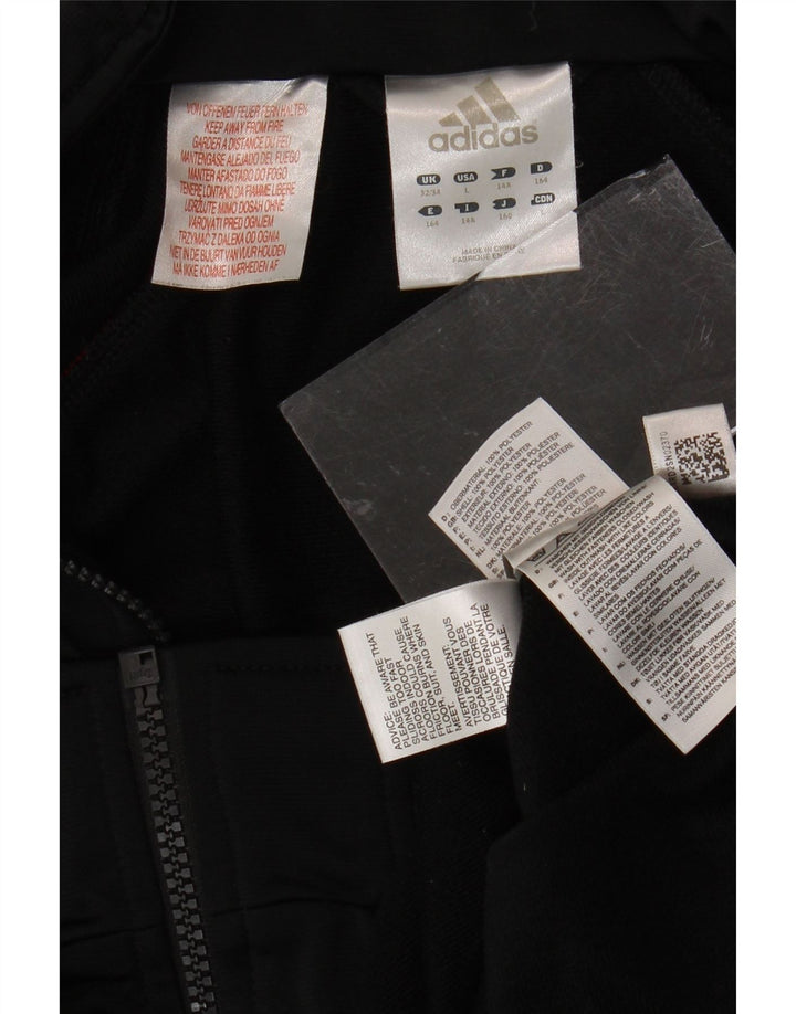 ADIDAS Træningsdragt til drenge Topjakke 13-14 år Sort Polyester