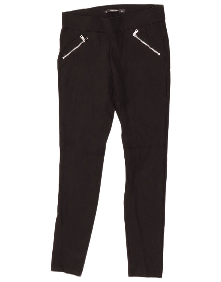 Zara Dame Trafaluc Crop Leggings Medium W28 L26 Sort