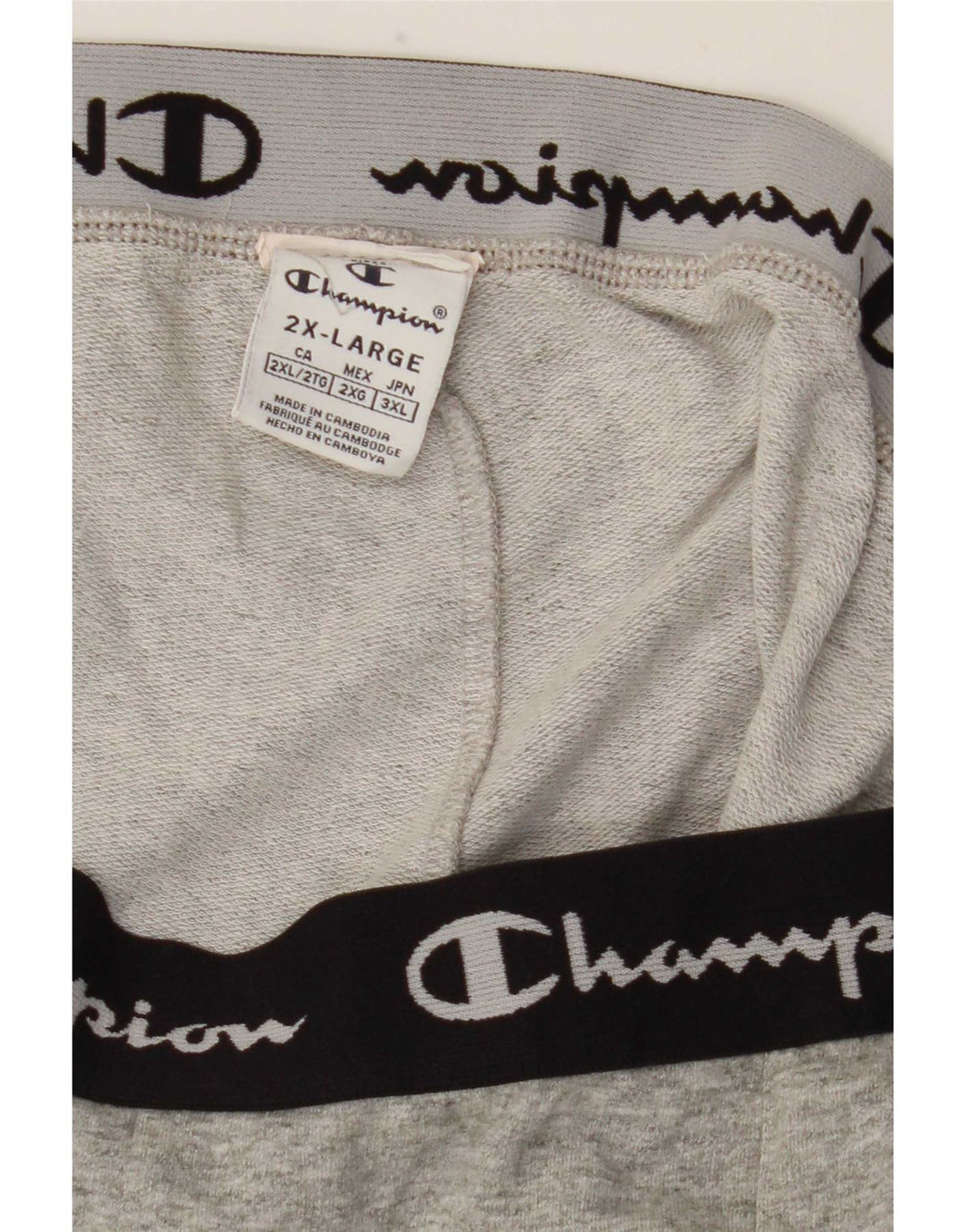 Champion Dame grafisk træningsdragt bukser 2XL Grå Colourblock