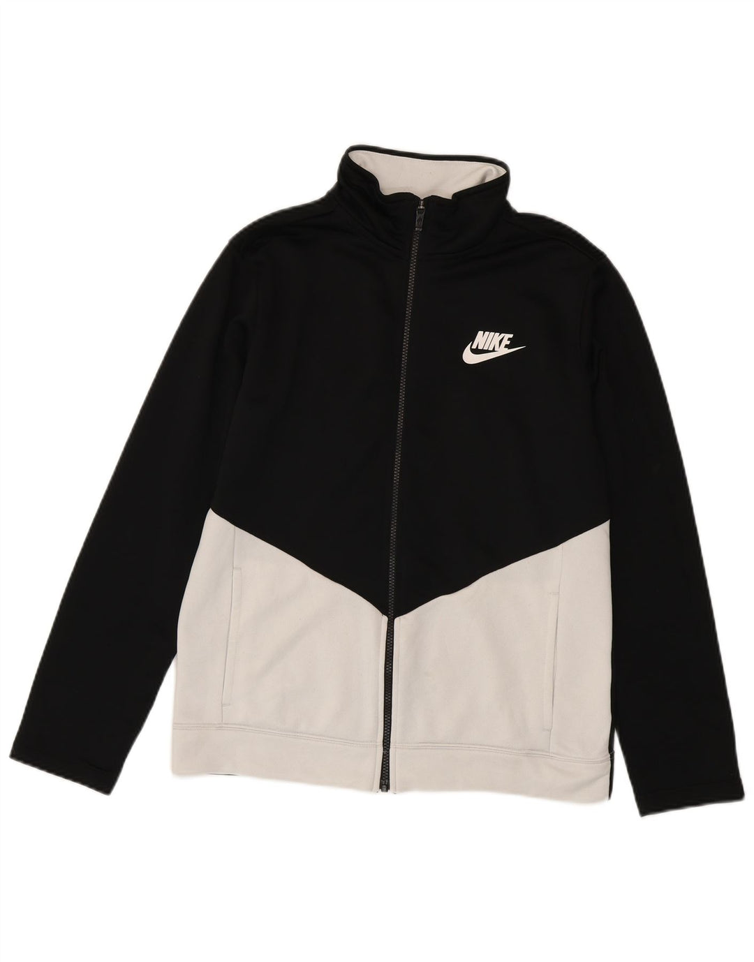 Nike træningsdragt topjakke til drenge 13-14 år XL Sort Colourblock Polyester