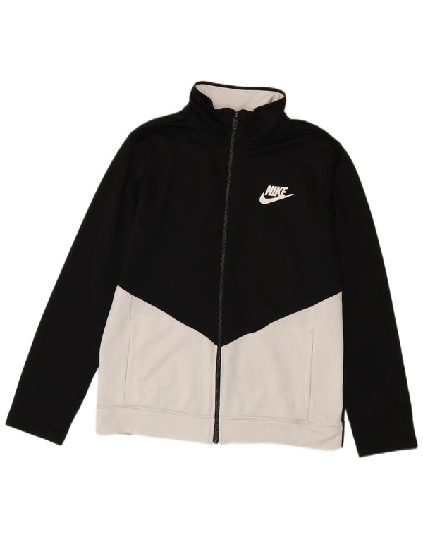 Nike træningsdragt topjakke til drenge 13-14 år XL Sort Colourblock Polyester