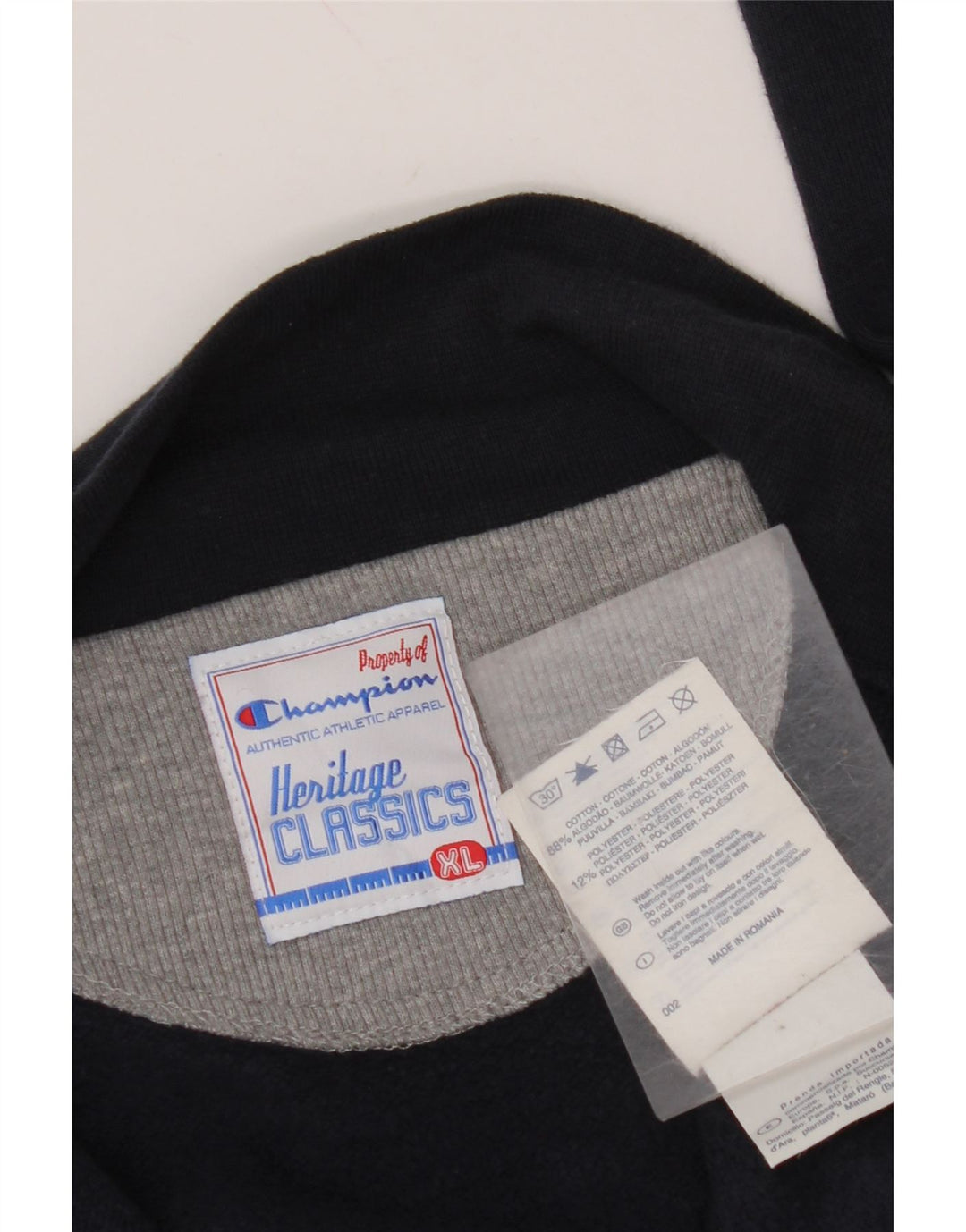 CHAMPION Womens Heritage Classics Tracksuit Top Jacket UK 18 XL Navy Blue