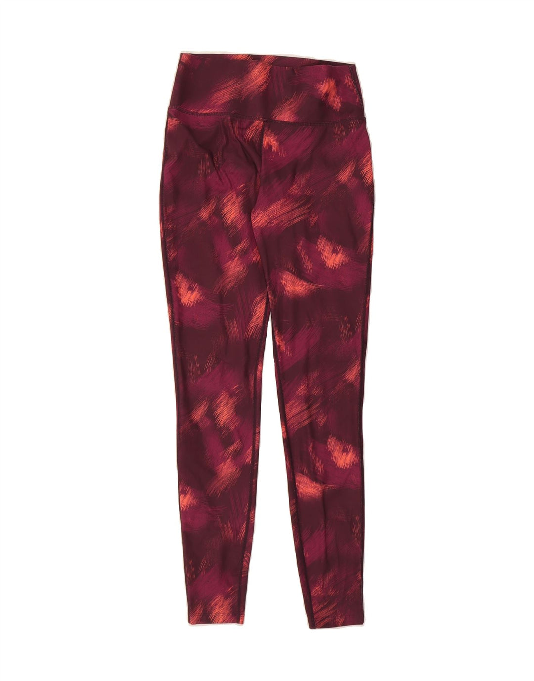 MOUNTAIN WAREHOUSE Womens Leggings UK 10 Small  Burgundy Tie Dye Polyester Vintage Mountain Warehouse and Second-Hand Mountain Warehouse from Messina Hembry 