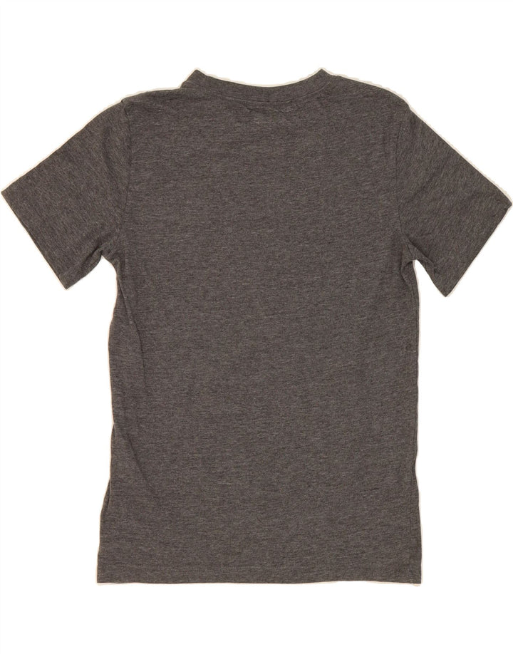 HURLEY Boys Graphic T-Shirt Top 12-13 Years Large  Grey Polyester Vintage Hurley and Second-Hand Hurley from Messina Hembry 