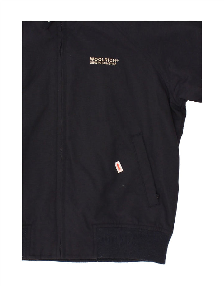WOOLRICH Boys Windbreaker Jacket 9-10 Years Navy Blue Nylon Vintage Woolrich and Second-Hand Woolrich from Messina Hembry 