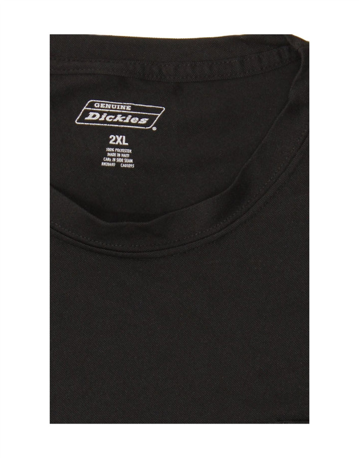 Dickies Herre T-Shirt Top 2XL Sort Polyester