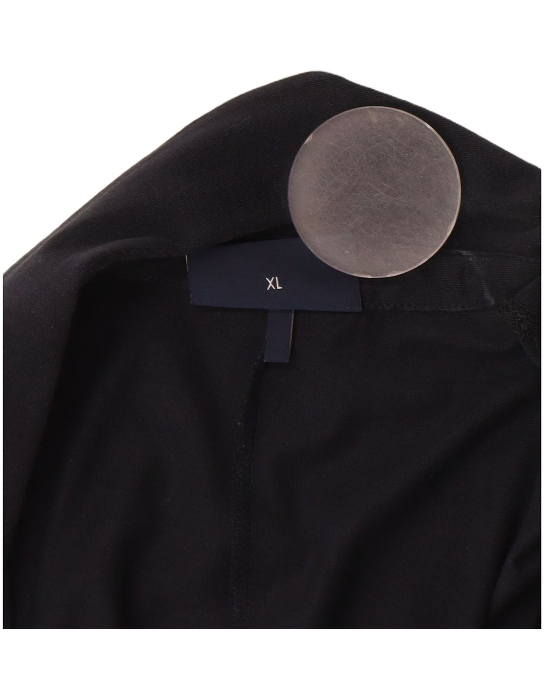 Armani Jeans Dame 2 Button Blazer Jacket UK 18 XL Navy Blue Bomuld