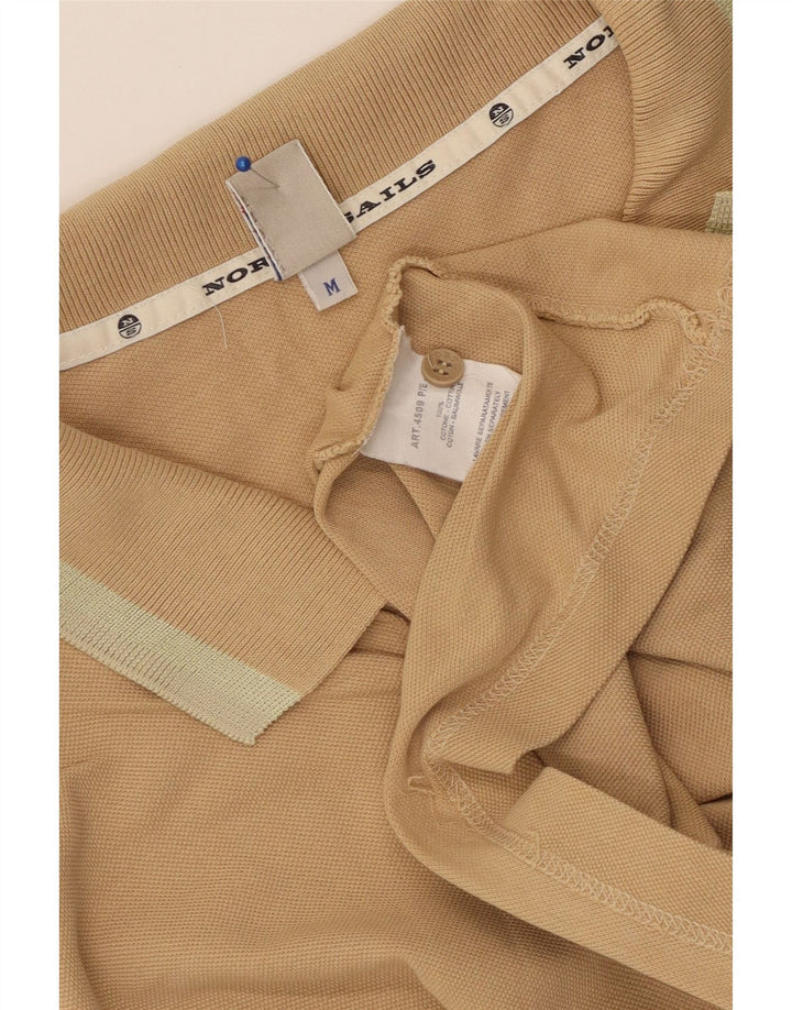 North Sails Herre Polo Shirt Medium Beige Bomuld