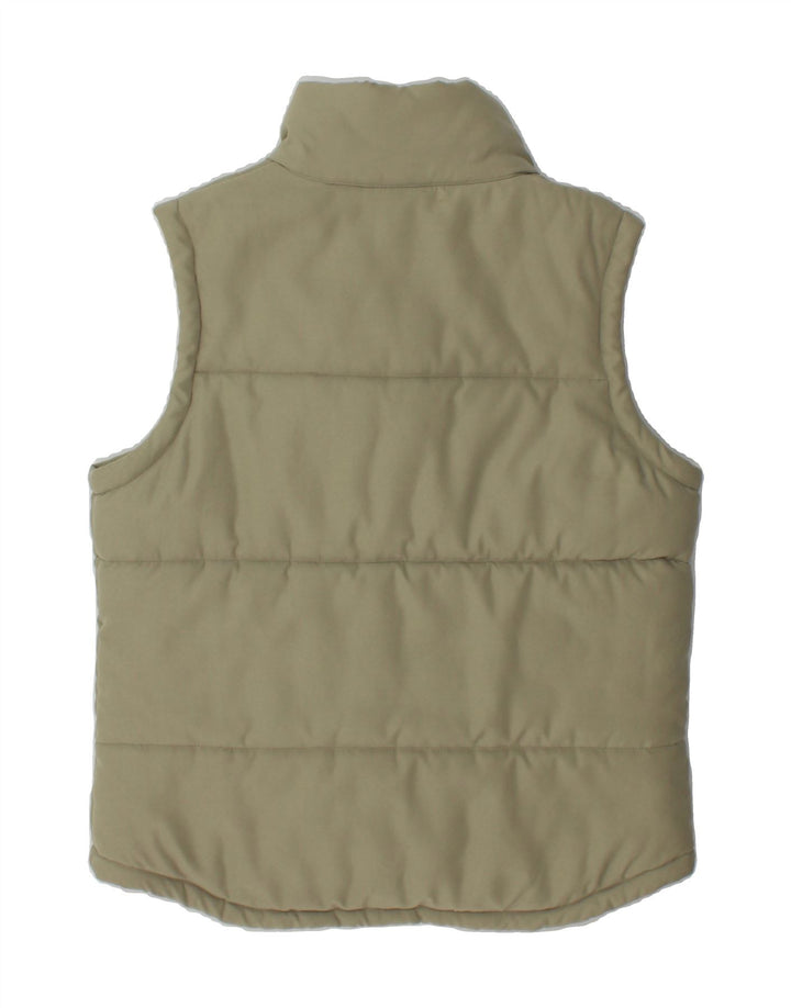 BAY Womens Padded Gilet UK 12 Medium  Beige Polyester Vintage Bay and Second-Hand Bay from Messina Hembry 