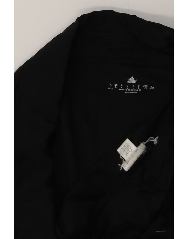 ADIDAS Dame Capri Leggings UK 16/18 Large Black