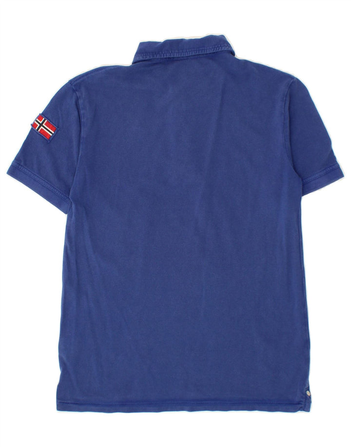 NAPAPIJRI Mens Polo Shirt Small Navy Blue Vintage Napapijri and Second-Hand Napapijri from Messina Hembry 