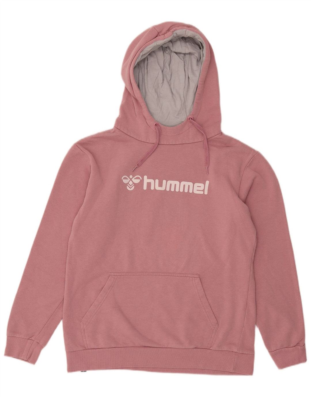 Hummel Grafisk hættetrøje til mænd Lille Pink Bomuld