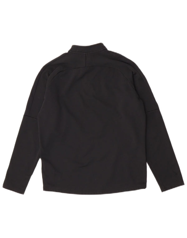 Nike Boys Dri Fit Sweatshirt Jumper med lynlås 12-13 år Stor Sort