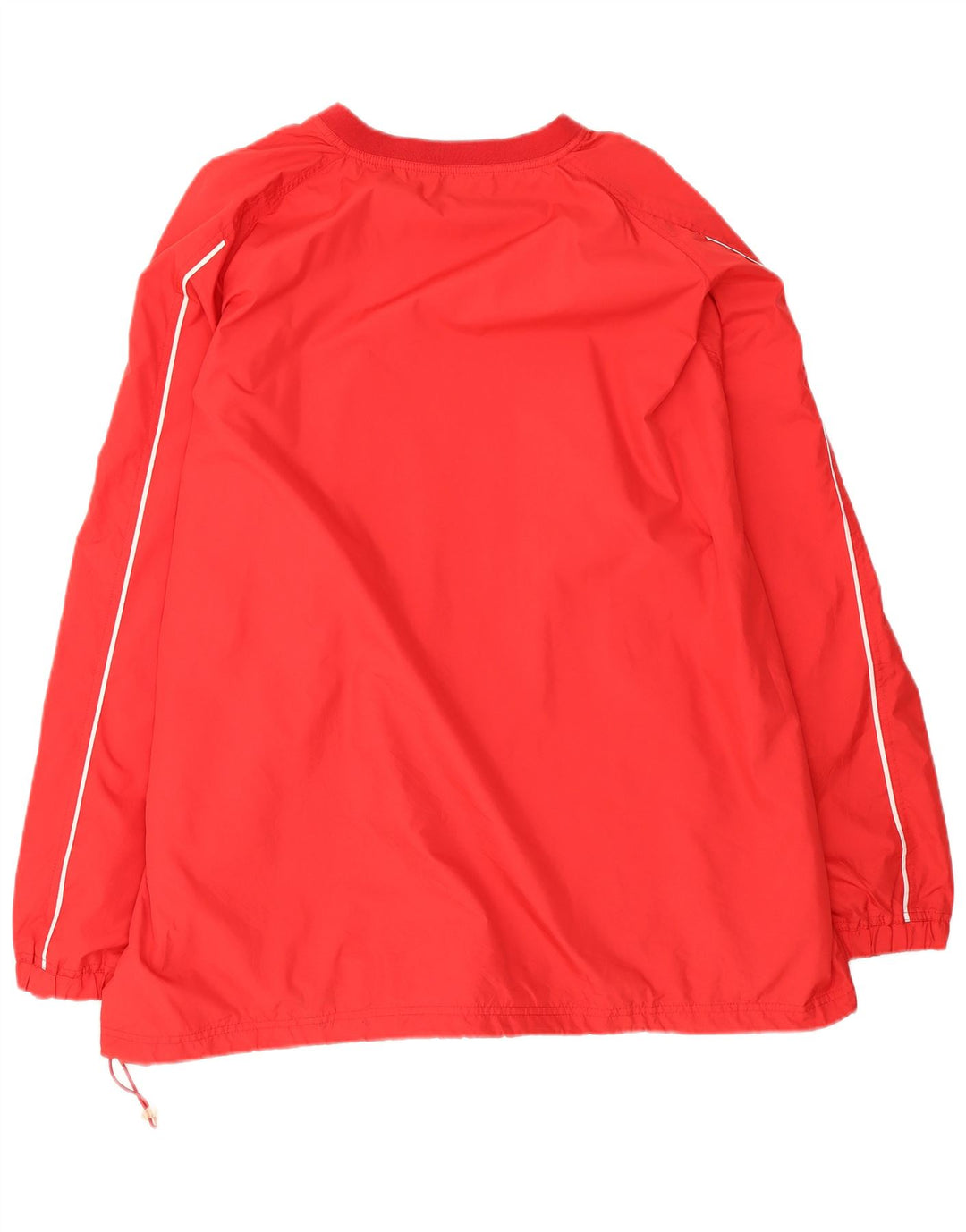 Reebok Herre Grafisk Pullover Træningsdragt Top 2XL Rød Stribet Polyester Sports
