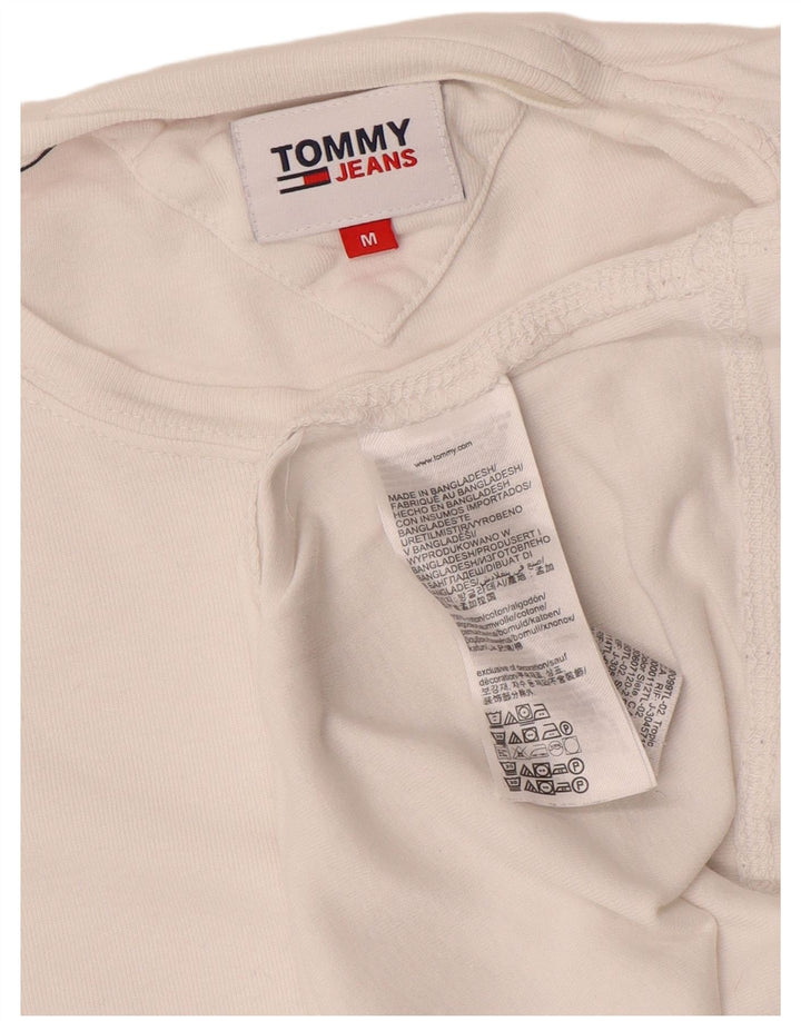 Tommy Hilfiger Herre Top Langærmet Medium Hvid Bomuld