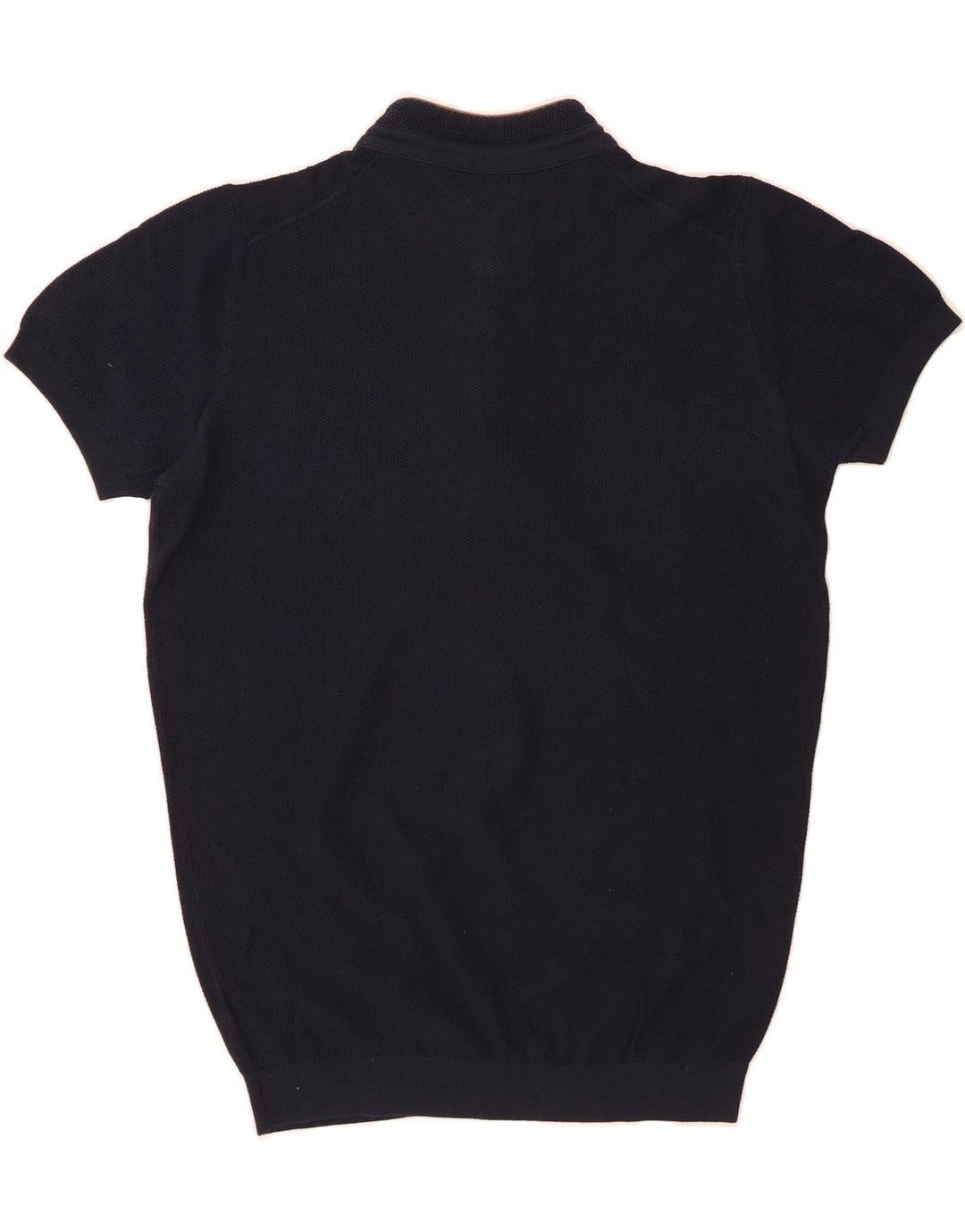 MASSIMO DUTTI Mens Short Sleeve Turtle Neck Jumper Sweater XL Navy Blue Vintage Massimo Dutti and Second-Hand Massimo Dutti from Messina Hembry 