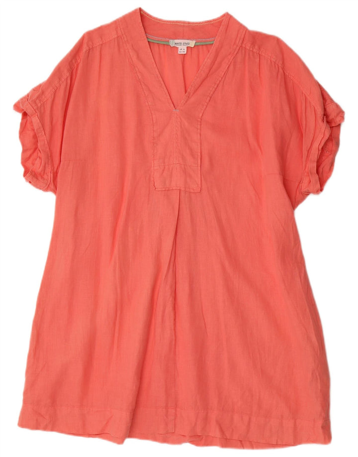 WHITE STUFF Womens Tunic Dress UK 16 Large Red Linen
