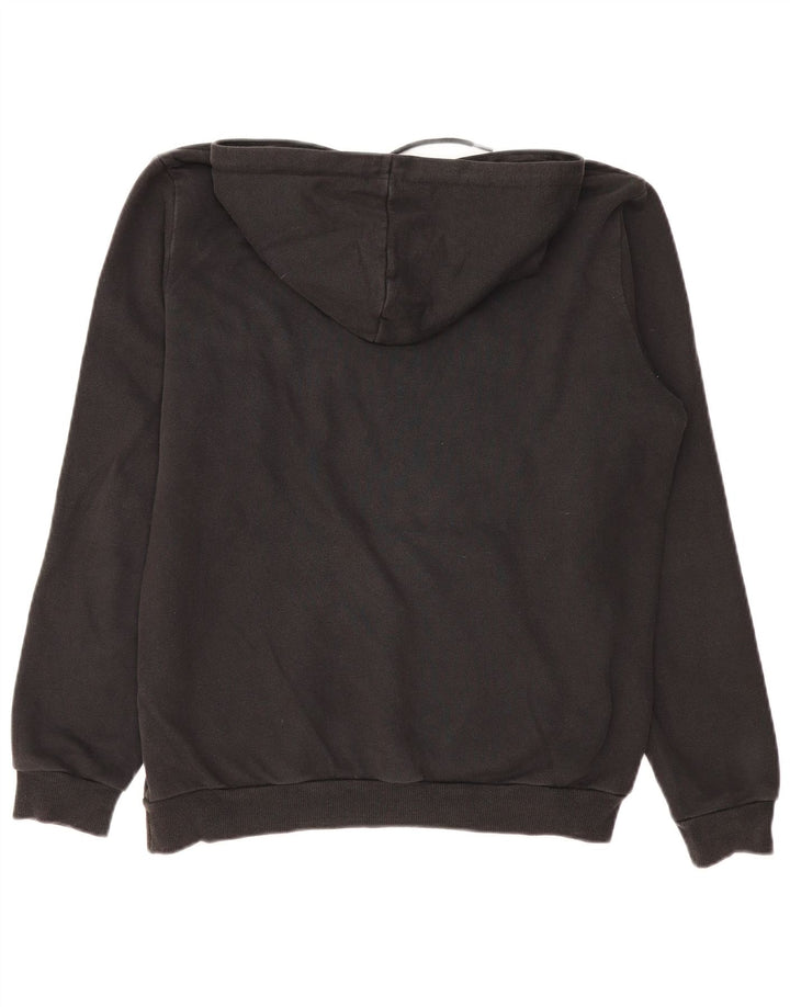 PUMA Grafisk hættetrøje til kvinder UK 14 Medium Sort bomuld